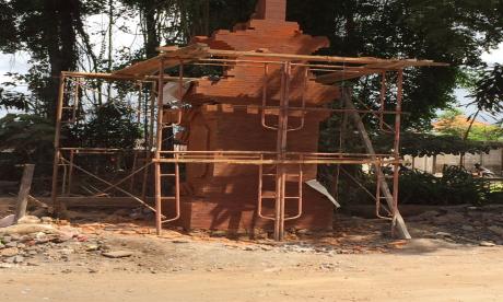 Pekerjaan Rehabilitasi Tembok Penyengker Setra Sumerta