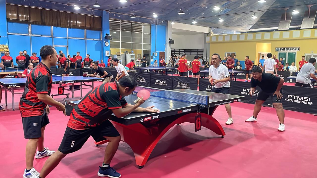 Kejuaraan Tenis Meja Beregu antar OPD Se-Kota Denpasar