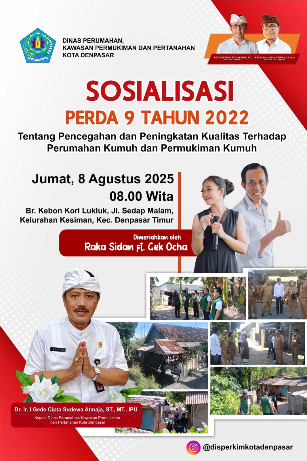 Datang dan Saksikan Acara  SOSIALISASI PERDA NO. 9 TAHUN 2022