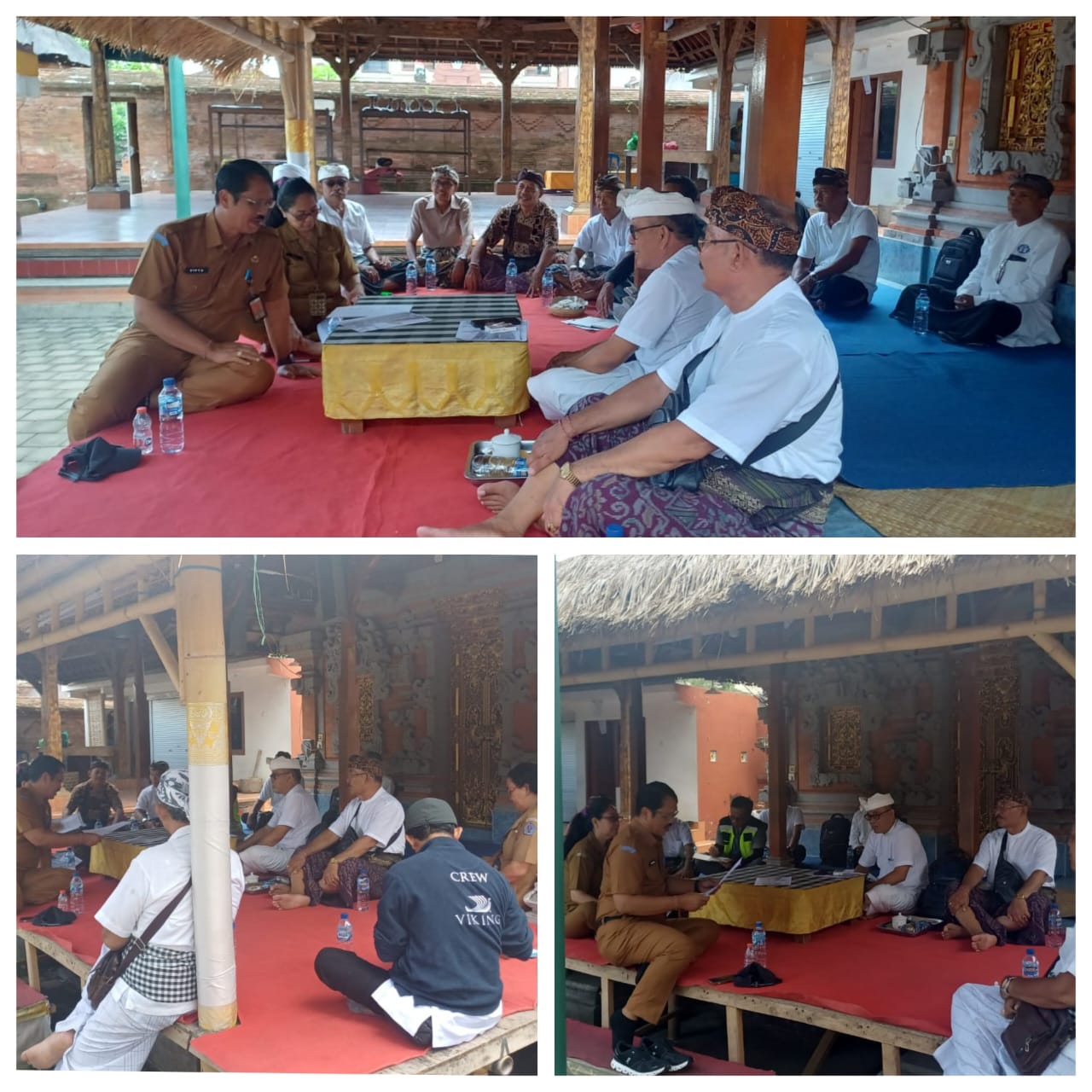 Perbaikan Tembok Penyengker Pura Desa Adat Denpasar