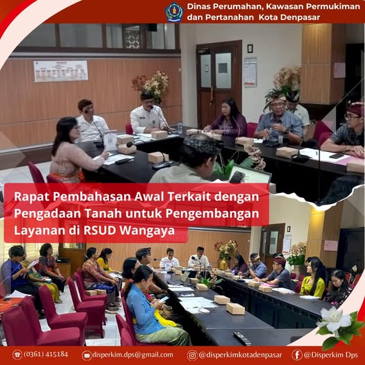 Pembahasan Awal Terkait dengan Pengadaan Tanah