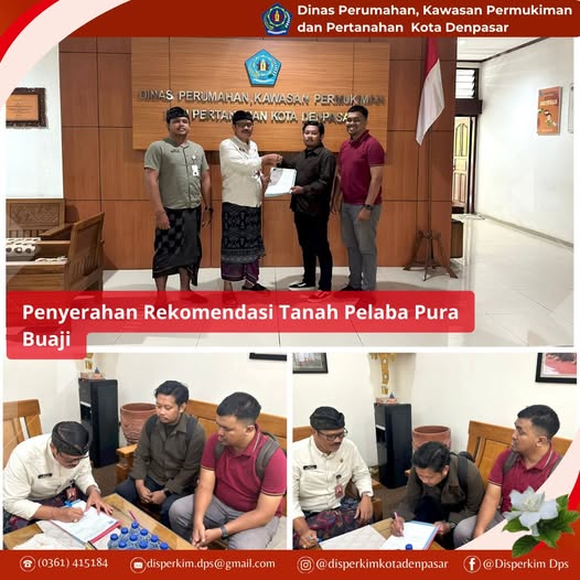 Penyerahan Rekomendasi Tanah