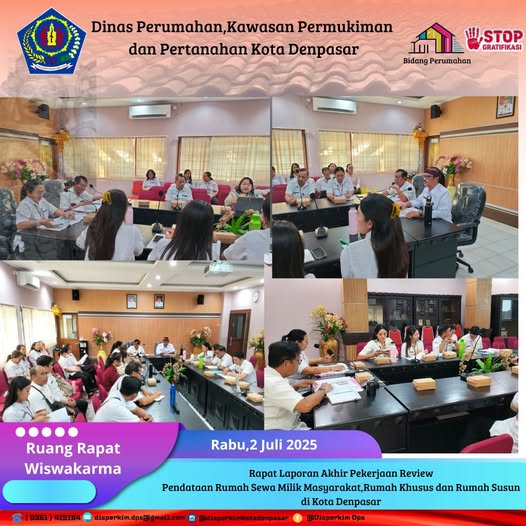 laporan akhir pekerjaan review pendataan Rumah Sewa Milik Masyarakat