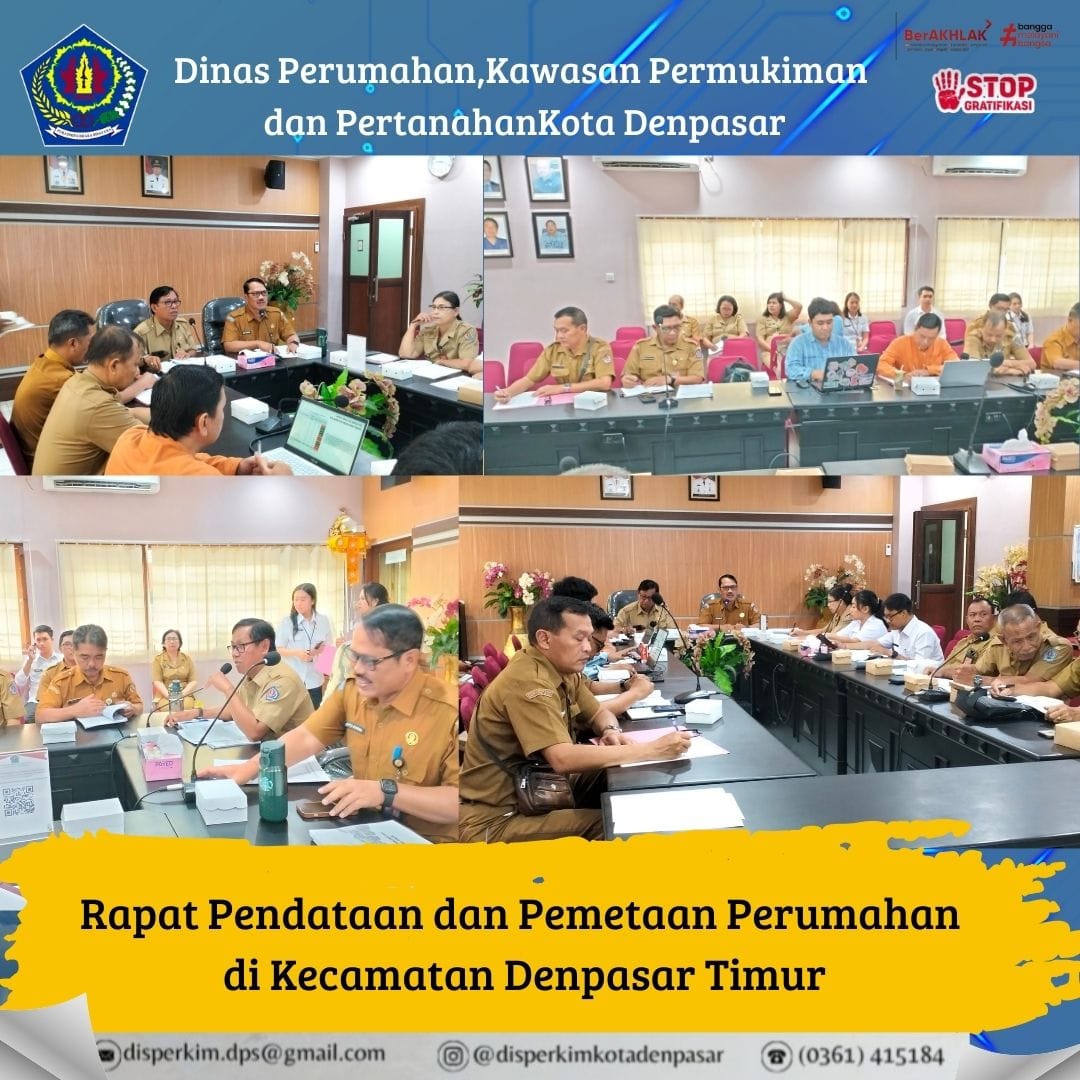 Rapat pendataan dan pemetaan perumahan Dentim 25
