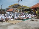 Upacara Melaspas Pelataran Parkir Pasar Badung