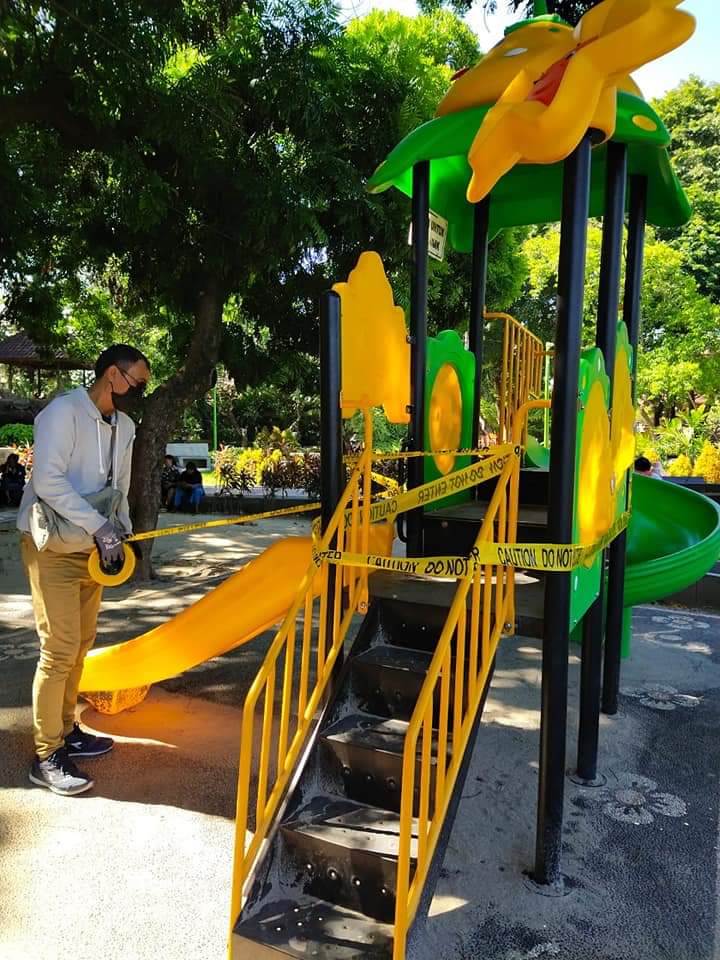 Penutupan Sementara Taman Bermain Anak