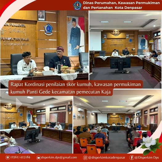 Rapat Kordinasi penilaian skor kumuh