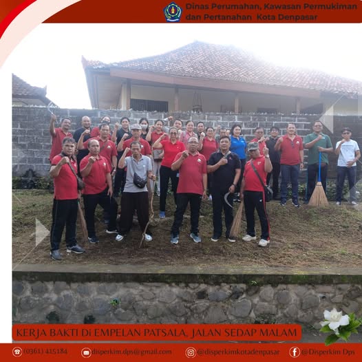 Kerja bakti di Empelan patsala jalan Sedap Malam