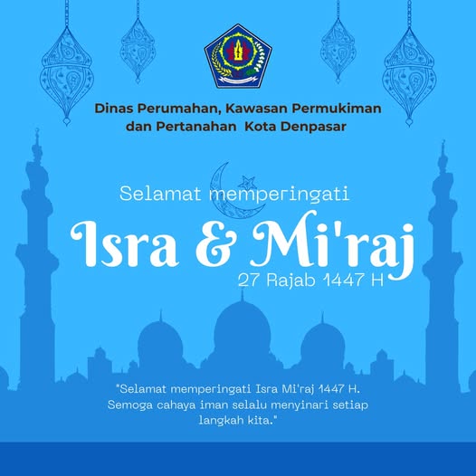 Selamat memperingati Isra Mi'raj 1447 H