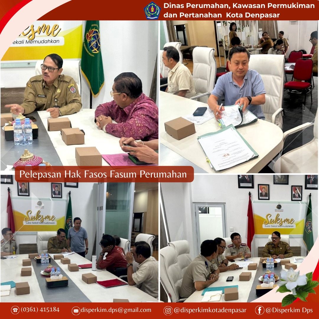 Telah dilaksanakan kegiatan Pelepasan hak Perumahan Green Kori (PT. Kori Bali Utama), Mediasi Perumahan Dukuh Sari (CV. Karya Baru) dan Pelepasan hak Perumahan Sekar Sari Mansion